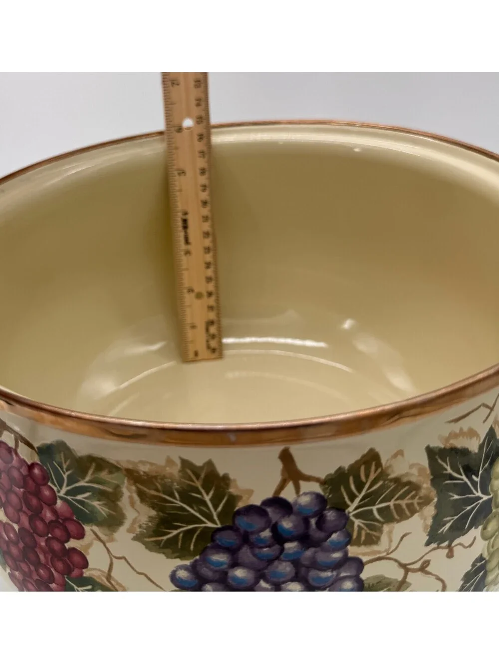 Vintage Tabletops Unlimited Villa Grande Vitroceramic Cooking Pot